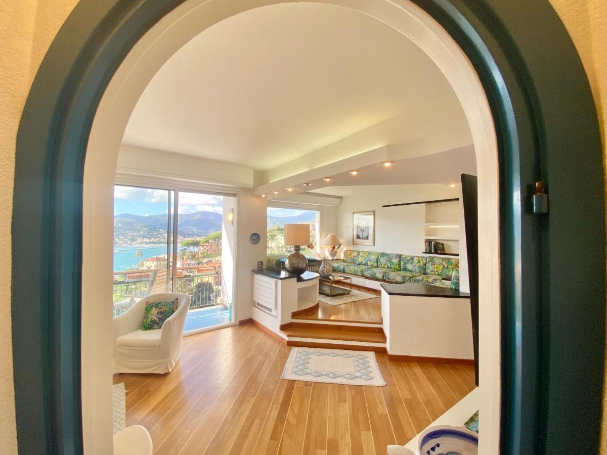 Welcome Riviera - Paradiso 12-Ultimo Restauro Nel 2025-Vista Mare Stupenda-Balcone Con Vista Meravigliosa Piu' Terrazza Solarium Sovrastante Di 70 Mq Esterna Rapallo Exteriör bild