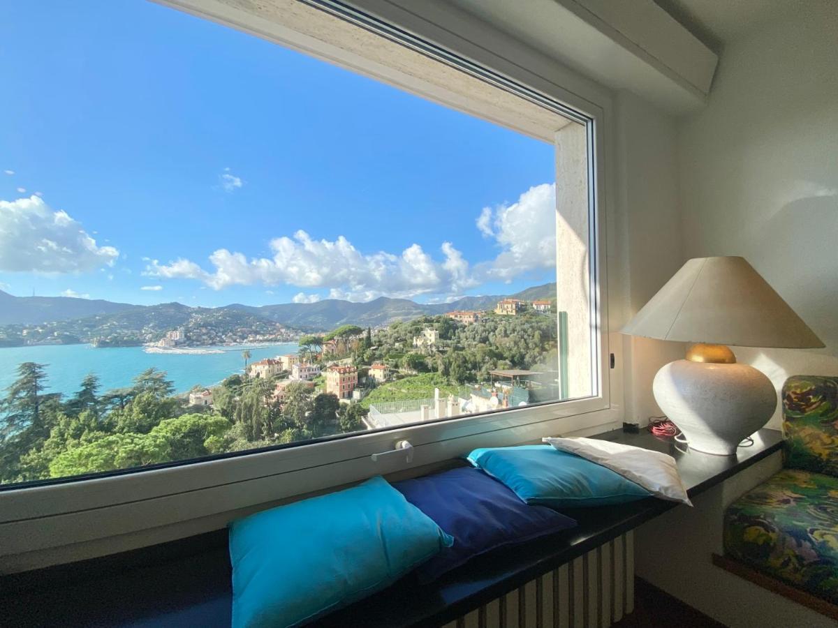 Welcome Riviera - Paradiso 12-Ultimo Restauro Nel 2025-Vista Mare Stupenda-Balcone Con Vista Meravigliosa Piu' Terrazza Solarium Sovrastante Di 70 Mq Esterna Rapallo Exteriör bild