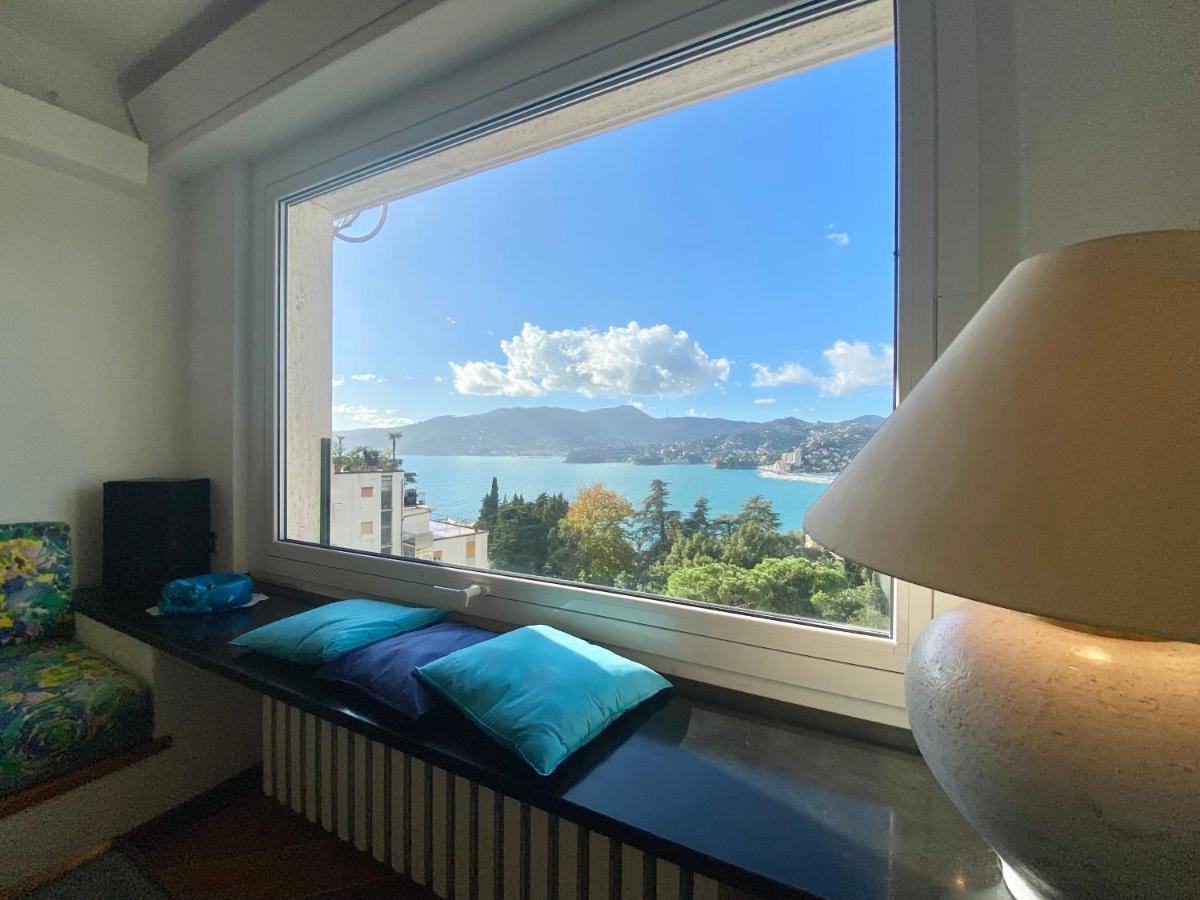 Welcome Riviera - Paradiso 12-Ultimo Restauro Nel 2025-Vista Mare Stupenda-Balcone Con Vista Meravigliosa Piu' Terrazza Solarium Sovrastante Di 70 Mq Esterna Rapallo Exteriör bild