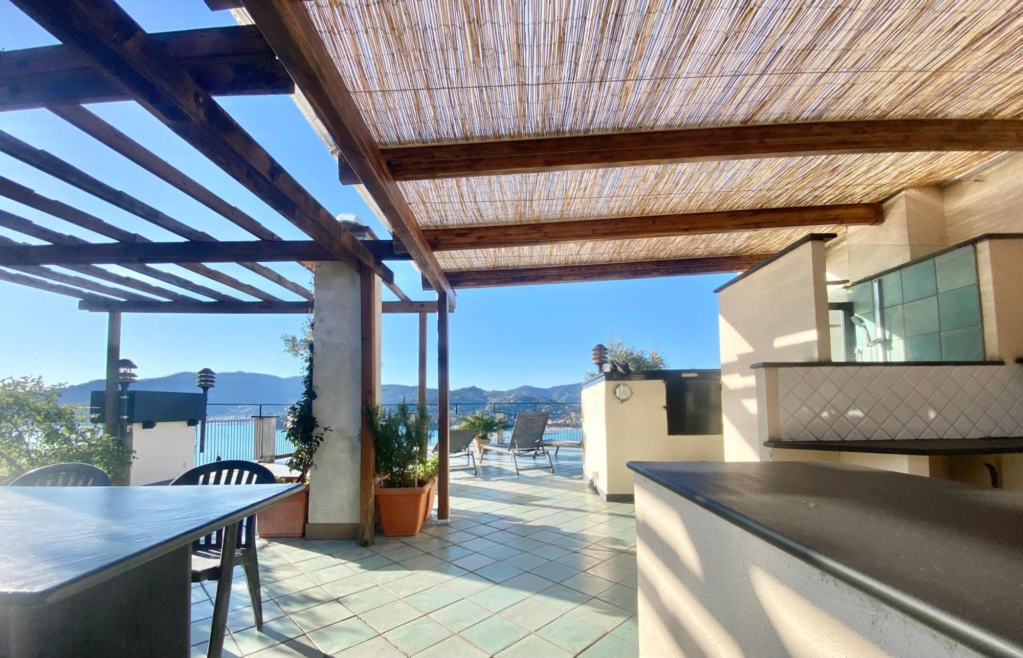 Welcome Riviera - Paradiso 12-Ultimo Restauro Nel 2025-Vista Mare Stupenda-Balcone Con Vista Meravigliosa Piu' Terrazza Solarium Sovrastante Di 70 Mq Esterna Rapallo Exteriör bild